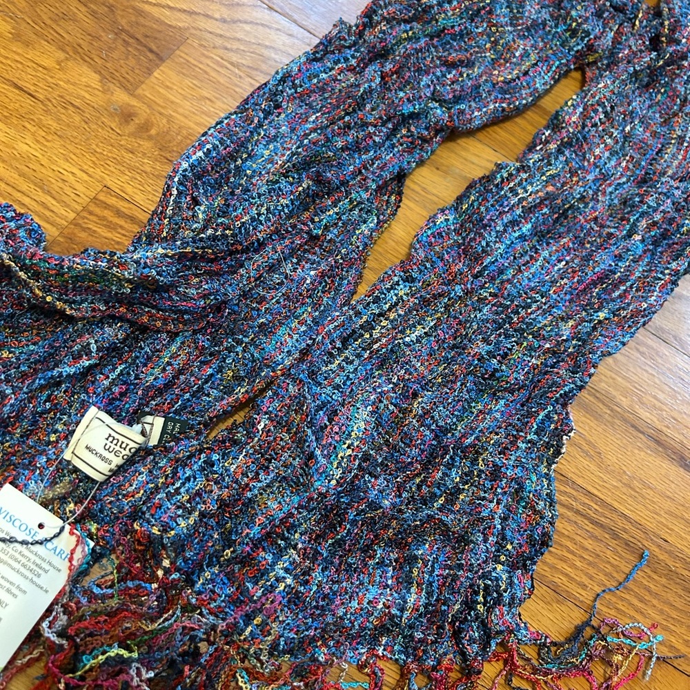 Multicolor Knit Scarf - Picture 7 of 7